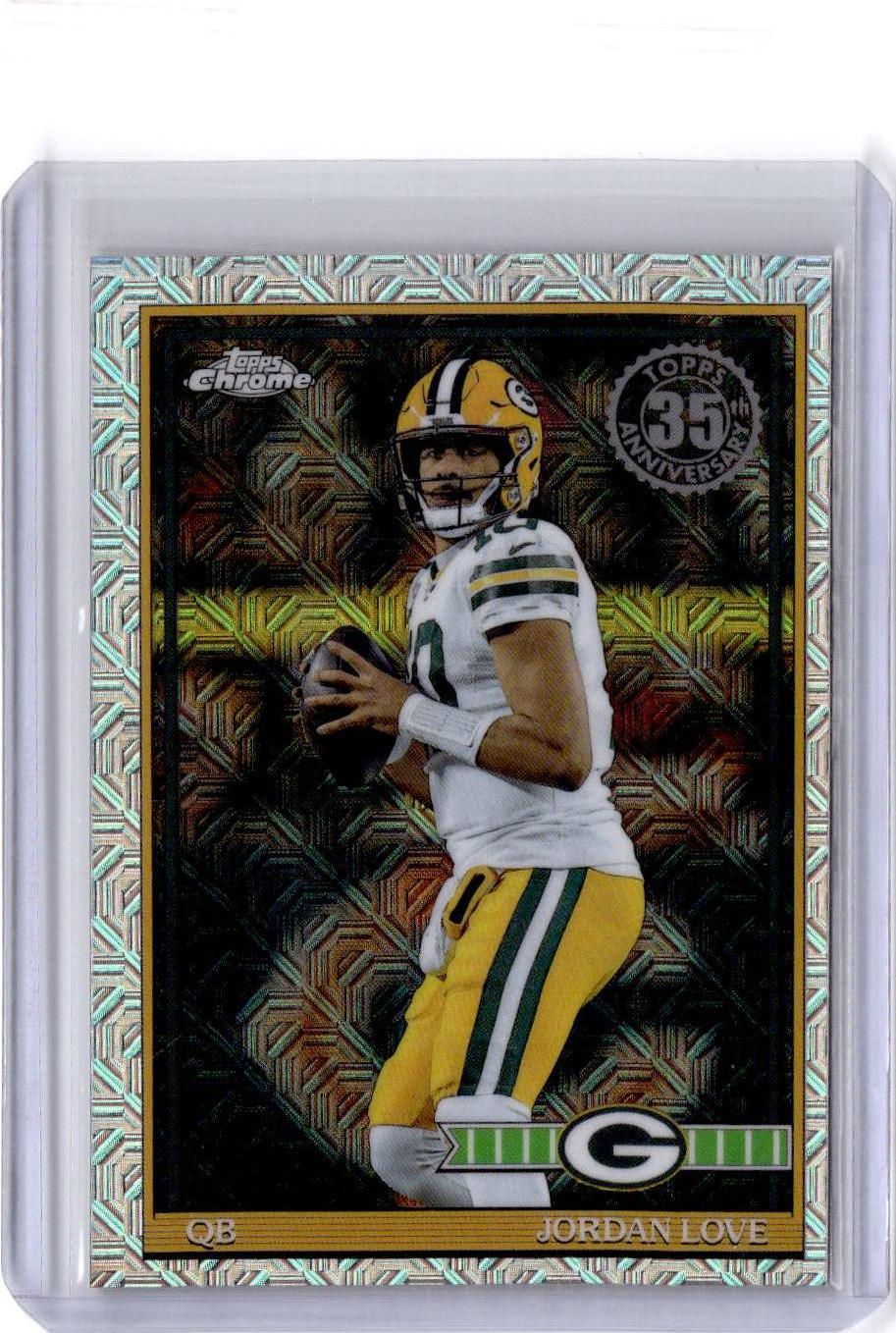 2026 Topps Flagship #91TC-42 Jordan Love 1991 Topps Football Chrome
