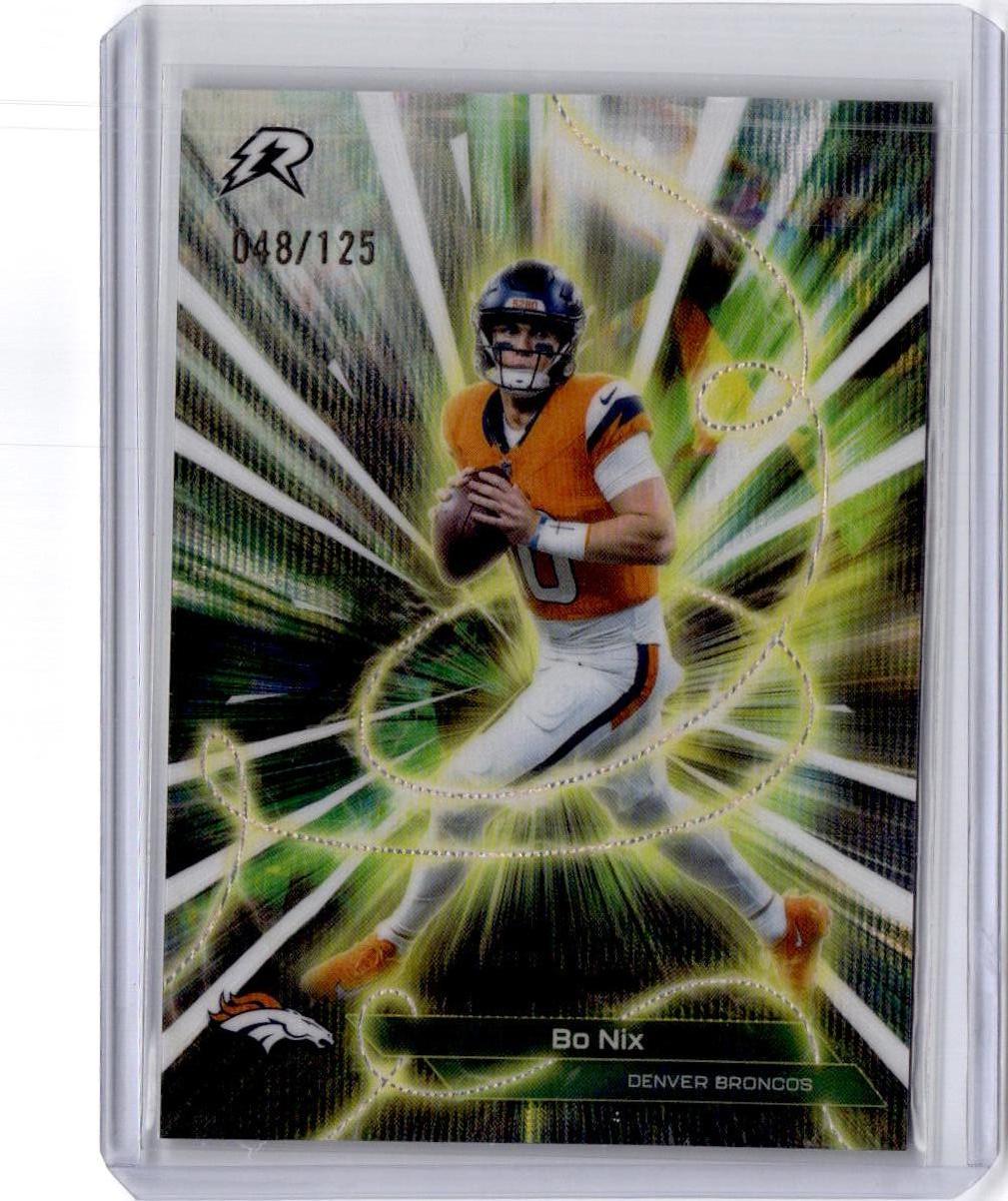 2025 Topps Resurgence #C-19 Bo Nix Conductors White Surge Refractor #/125