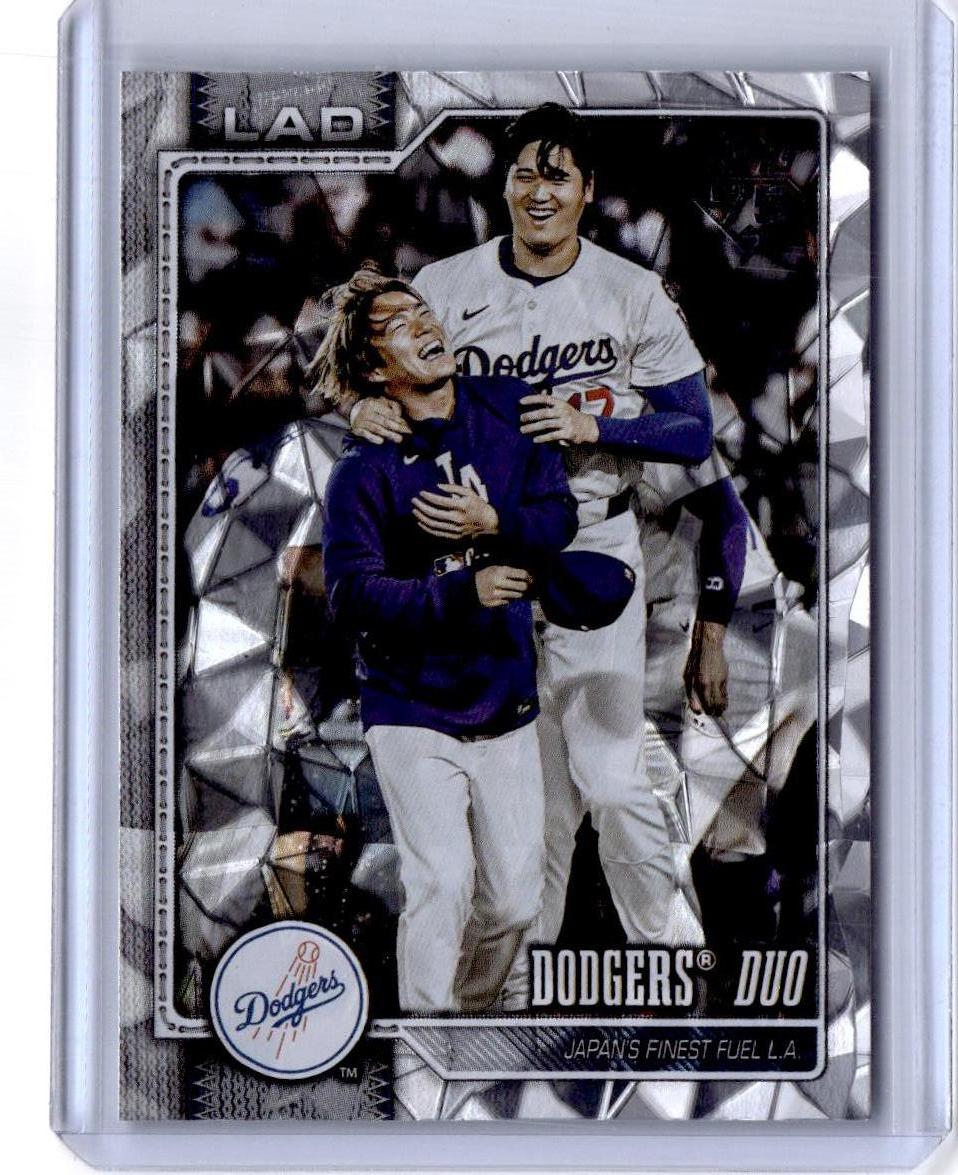 2026 Topps #265 Dodgers Duo Diamante Foil