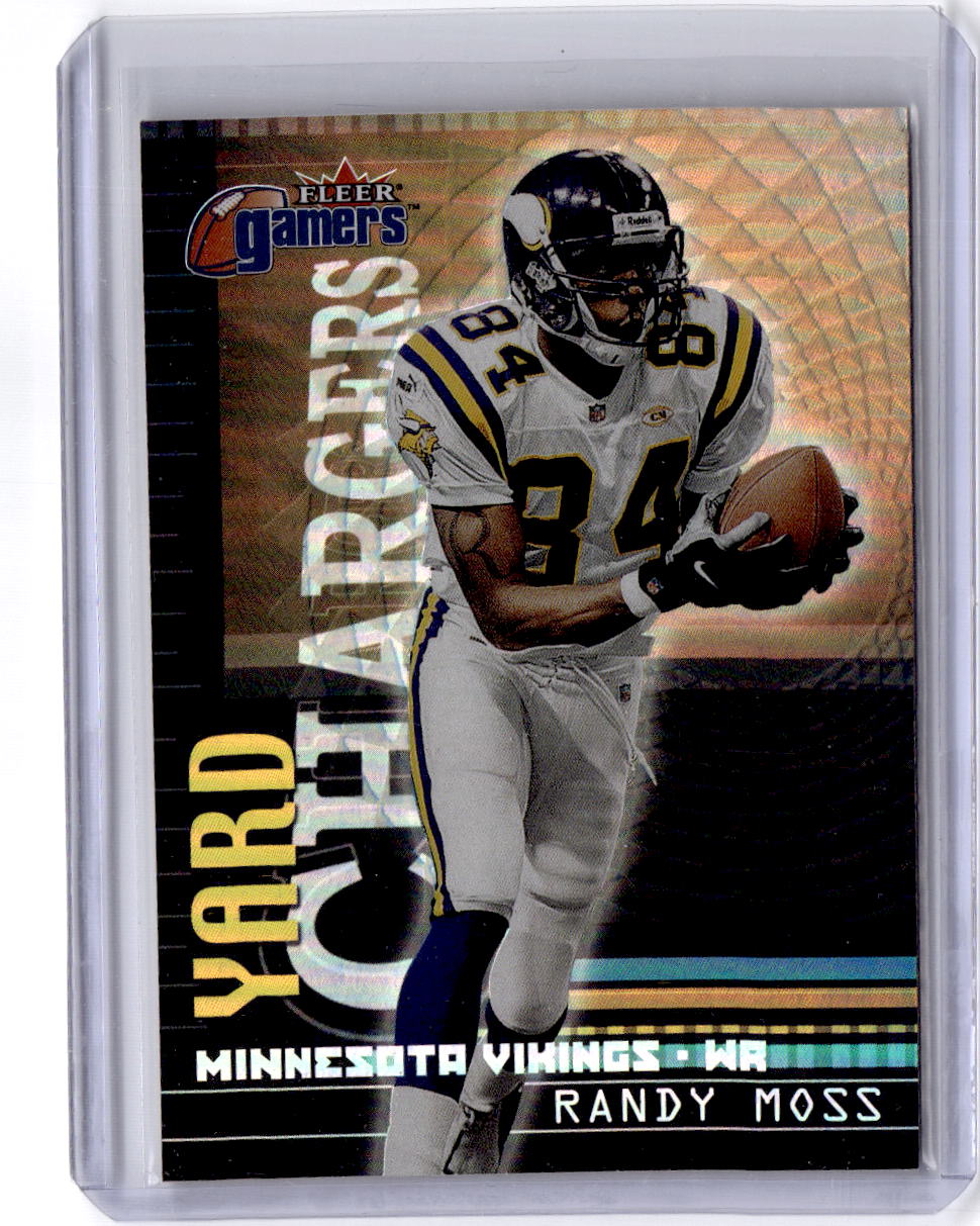 2000 Fleer Gamers #2 YC Randy Moss Yard Chargers