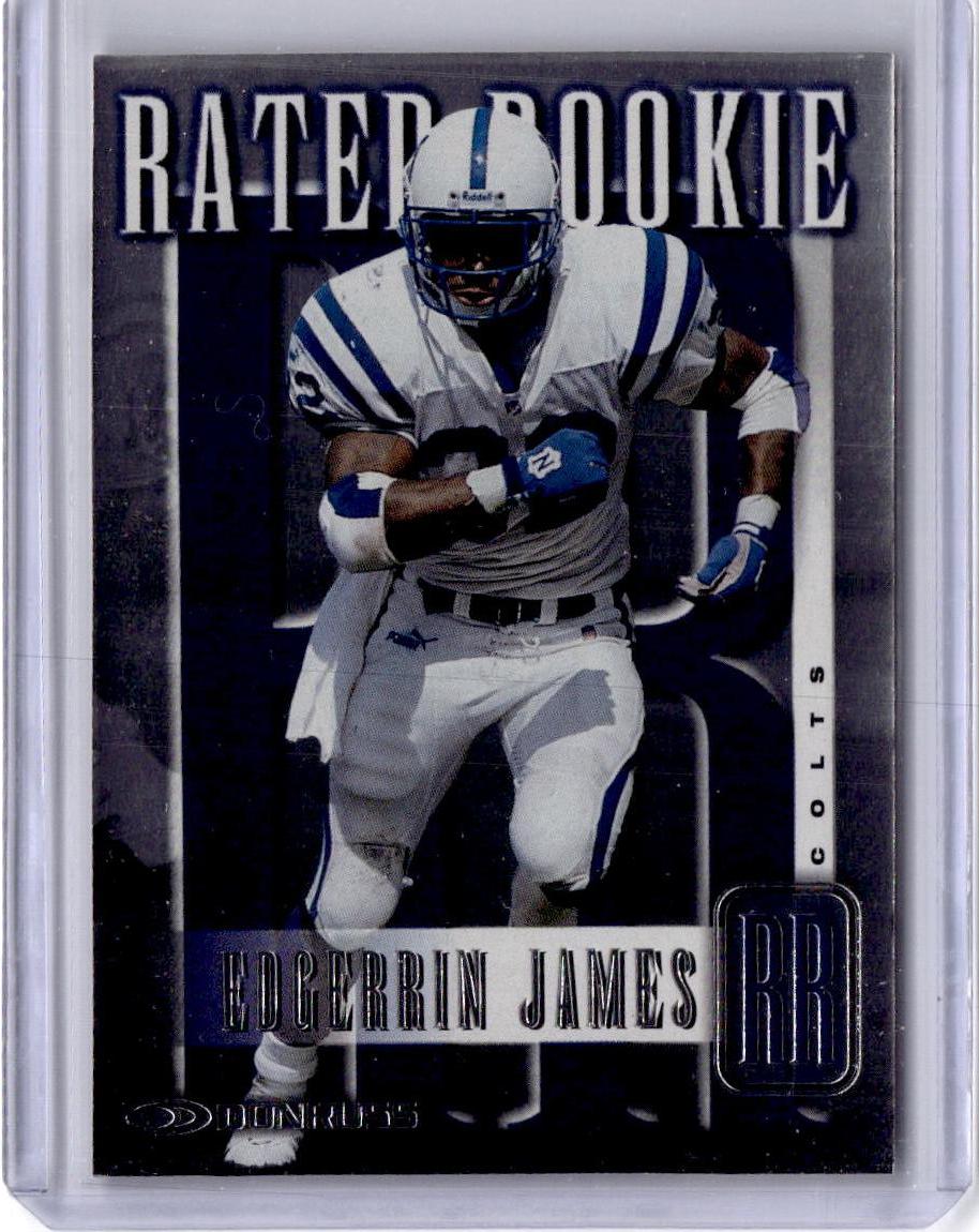 1999 Donruss #RR8 Edgerrin James Rated Rookies #/5000
