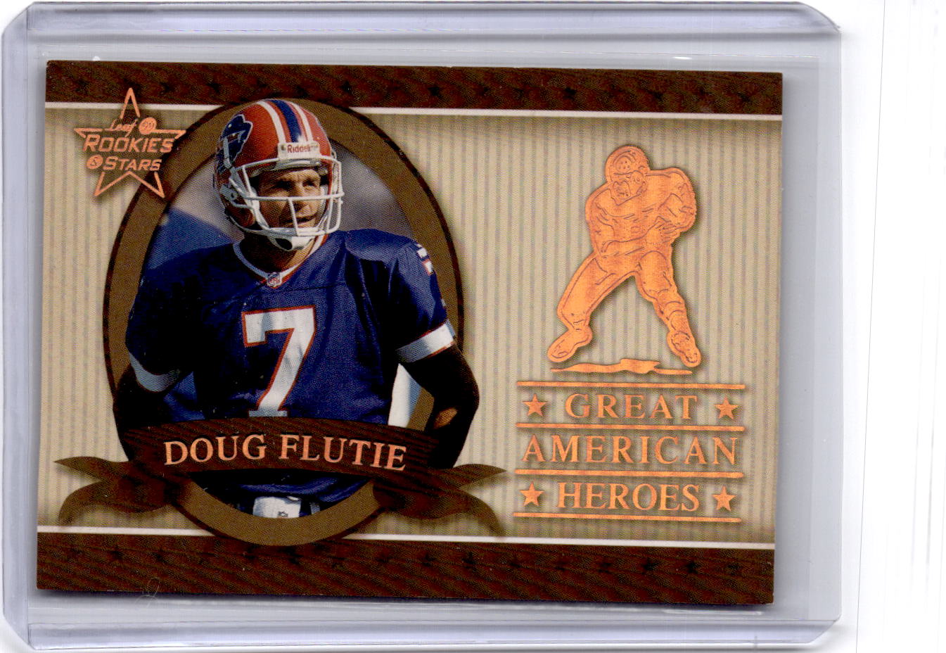1999 Leaf Rookies & Stars #GAH-10 Doug Flutie Great American Heroes #/2500