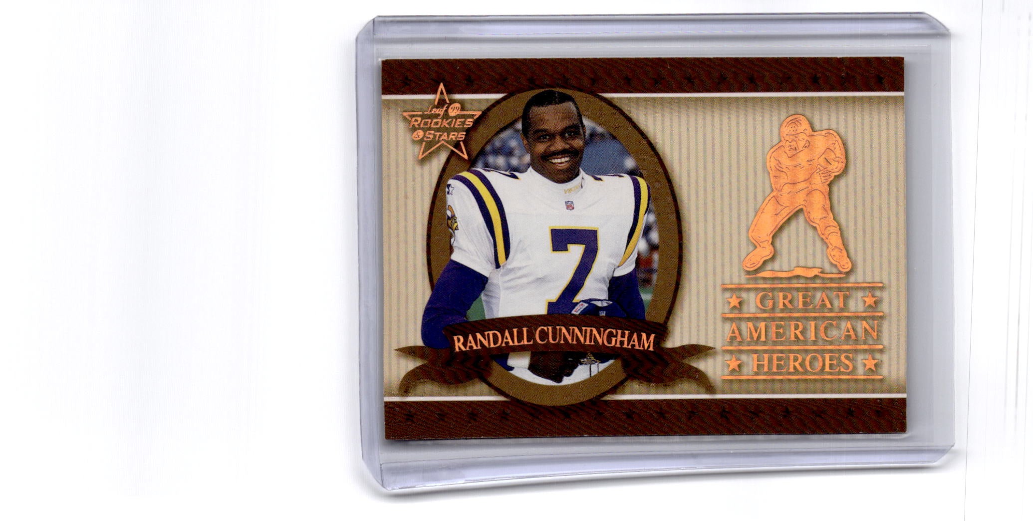 1999 Leaf Rookies & Stars #GAH-6 Randall Cunningham Great American Heroes #/2500
