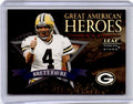 1998 Leaf Rookies & Stars #1 Brett Favre Great American Heroes #/2500