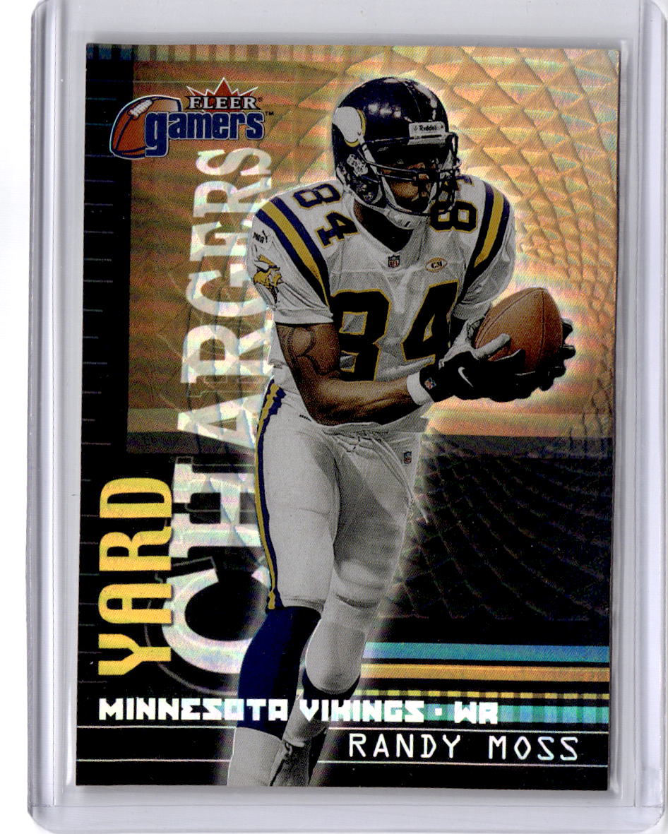 2000 Fleer Gamers #2 YC Randy Moss Yard Chargers