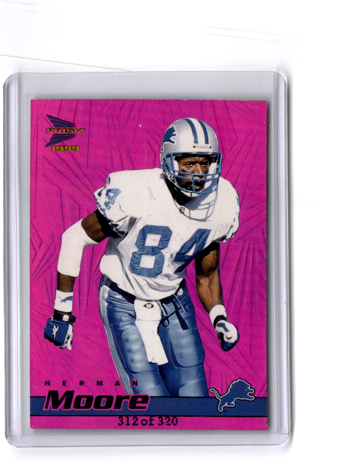 1999 Pacific Prism #52 Herman Moore Holographic Purple #/320