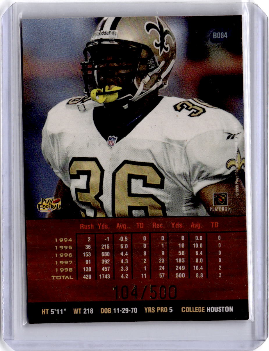 1999 Playoff Prestige SSD #B084 Lamar Smith Spectrum Purple #/500