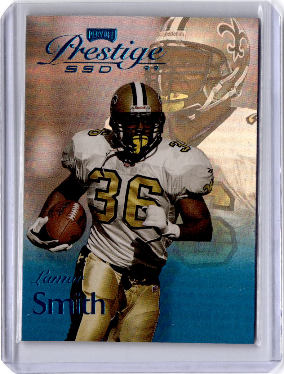 1999 Playoff Prestige SSD #B084 Lamar Smith Spectrum Purple #/500