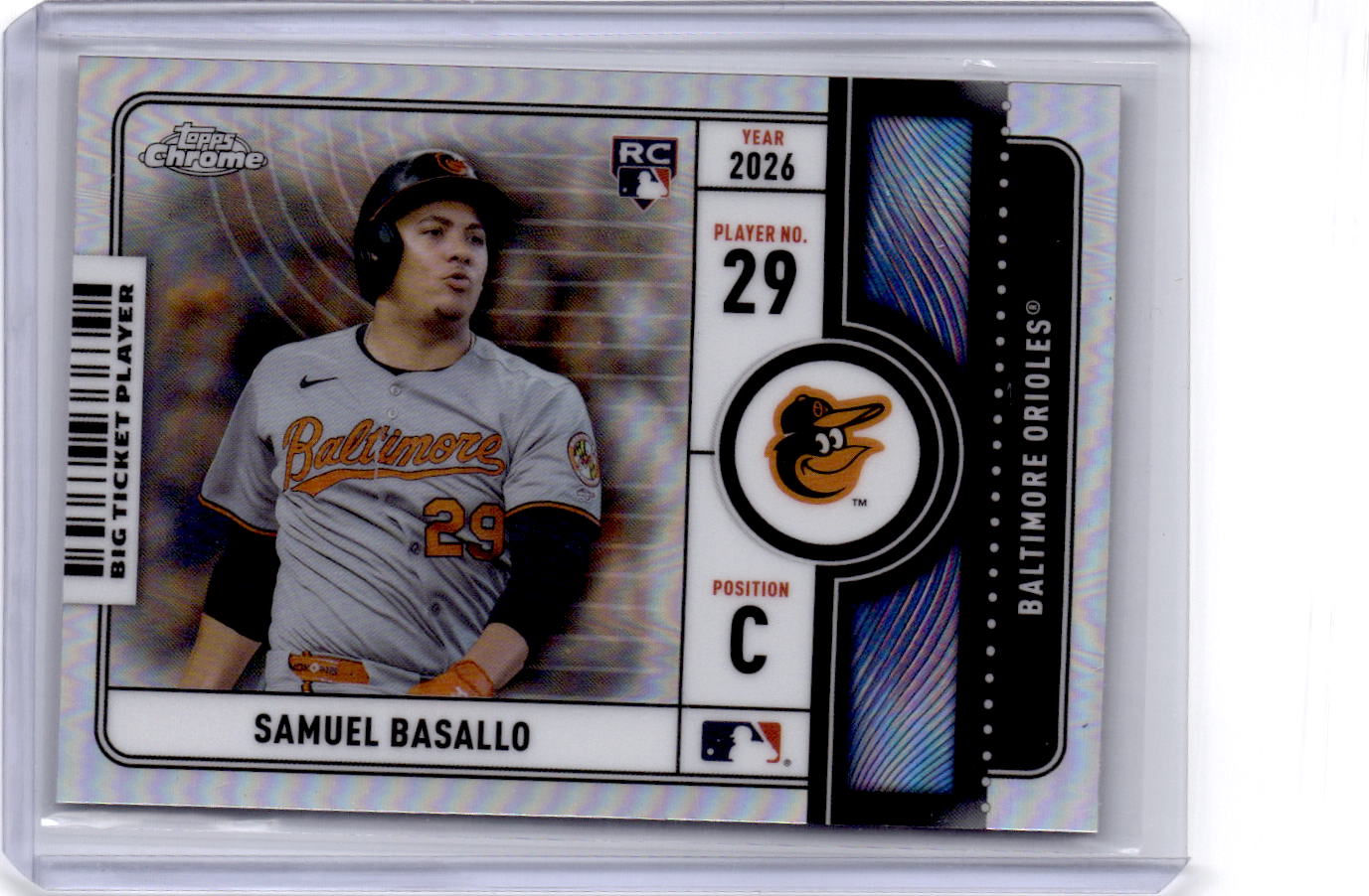 2026 Topps Chrome #BTP-25 Samuel Basallo Big Ticket Players