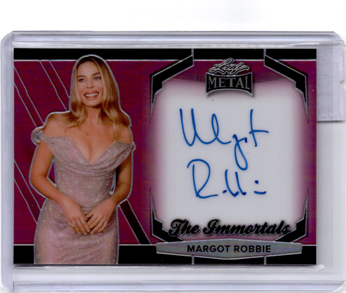 2024 Leaf Web Exclusives - The Immortals Autographs Pink #IA-MR1 Margot Robbie