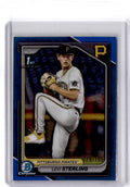 2024 Bowman Draft #BDC-83 Levi Sterling Chrome Blue Refractor #/150