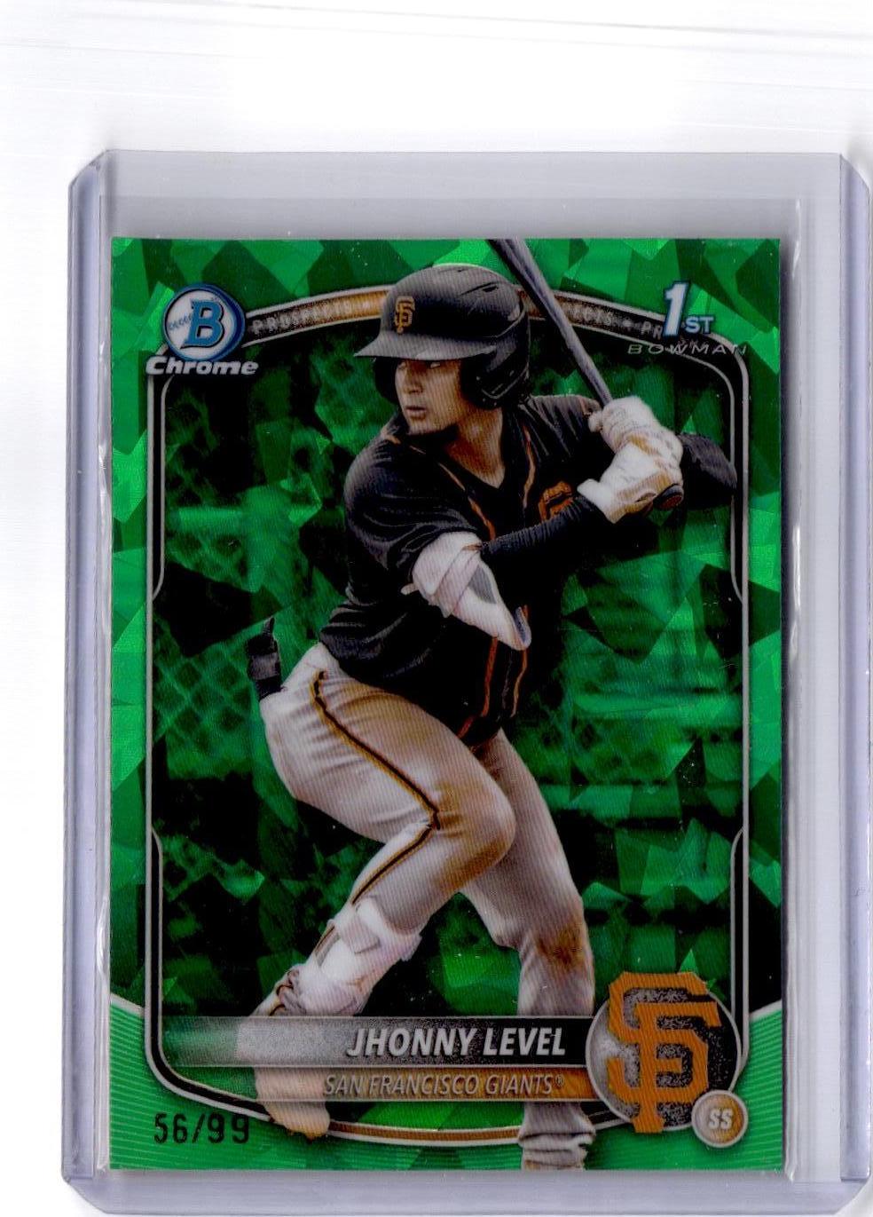 2025 Bowman Sapphire Edition #BCP-147 Jhonny Level Green #/99