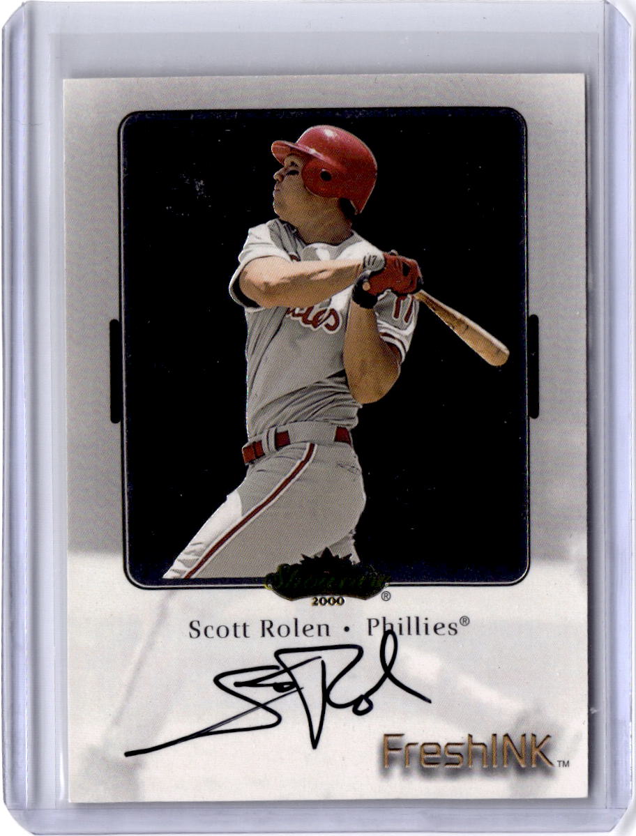 2000 Fleer Showcase #NNO Scott Rolen Fresh Ink