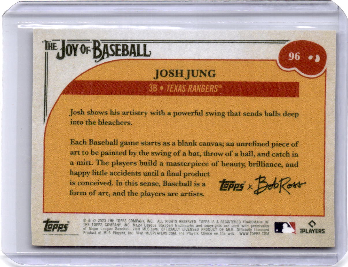 2023 Topps x Bob Ross: The Joy of Baseball #96 Josh Jung