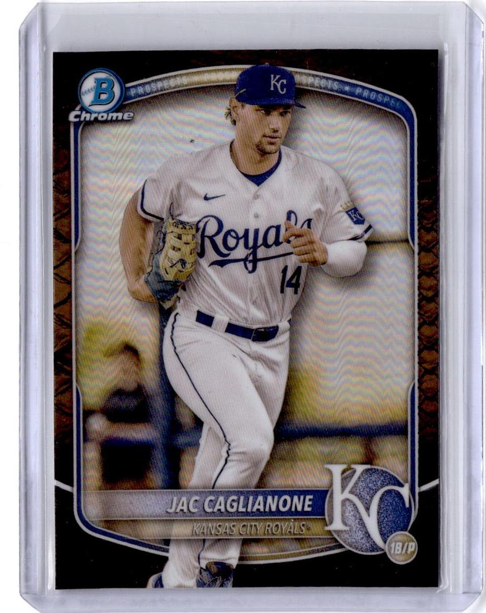 2025 Bowman #BCP-103 Jac Caglianone Chrome Prospects Reptilian Refractor