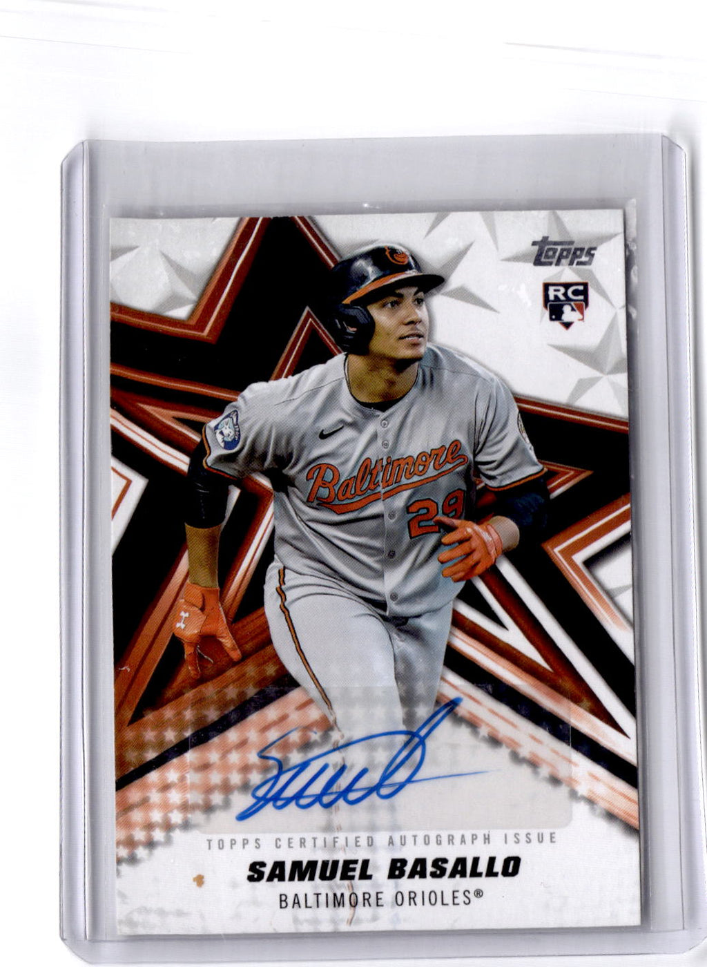 2026 Topps #BSA-SBA Samuel Basallo Baseball Stars Autographs (Series One)