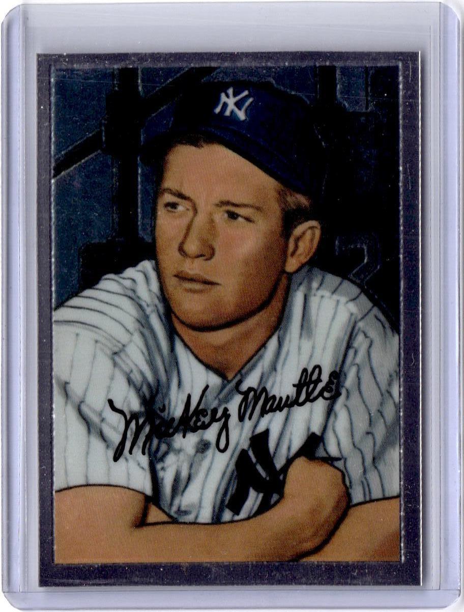 1996 Bowman's Best #20 Mickey Mantle Mickey Mantle Commemorative Reprint Finest