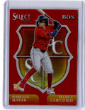 2025 Panini Select #14 Marcelo Mayer Select Certified Red Prizm #/99