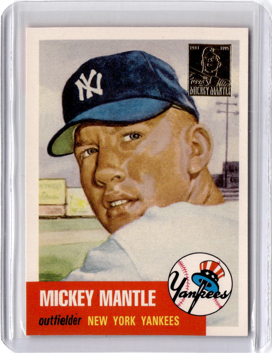 1991 Topps Archives 1953 #NNO Mickey Mantle Pre-Production Samples