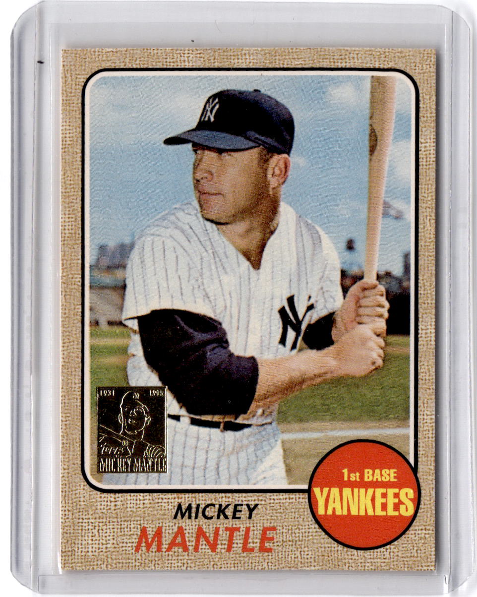 1996 Topps #18 Mickey Mantle Mickey Mantle Commemorative Reprints