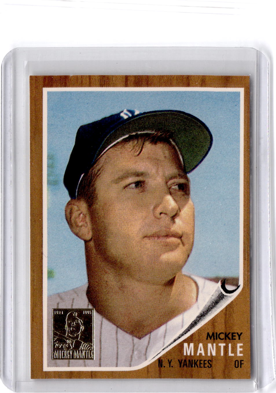 1996 Topps #12 Mickey Mantle Mickey Mantle Commemorative Reprints