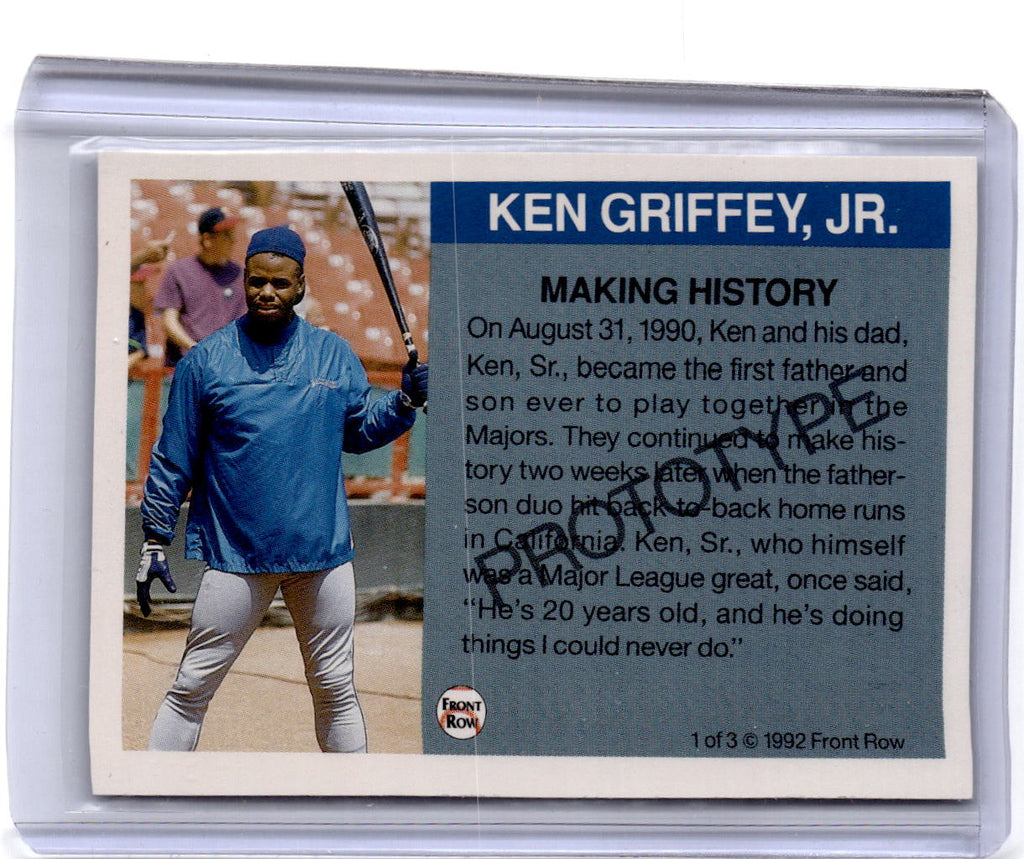 1992 Front Row Ken Griffey, Jr. Holograms #1 Ken Griffey, Jr.