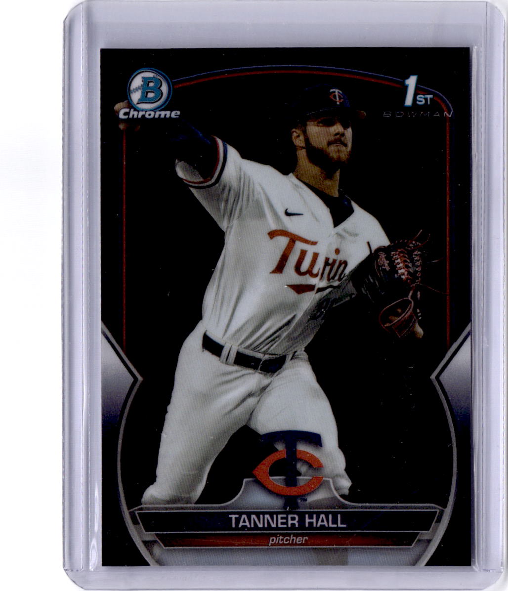 2023 Bowman Draft Sapphire Edition #BDC-174 Tanner Hall Black Refractor #/10