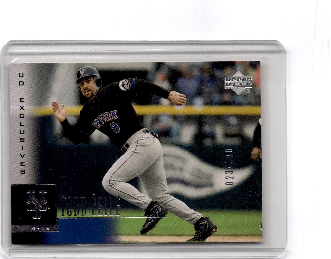 2001 Upper Deck #219 Todd Zeile UD Exclusives Silver #/100