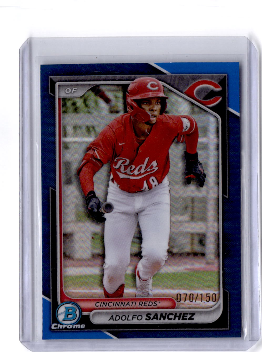 2024 Bowman Draft #BDC-119 Adolfo Sanchez Chrome Blue Refractor #/150