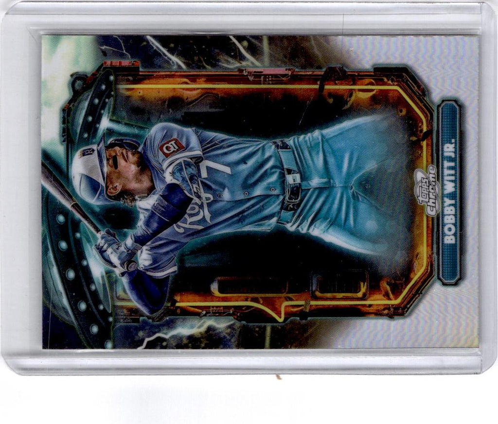 2025 Topps Chrome Cosmic #ET-3 Bobby Witt Jr. Extraterrestrial Talent
