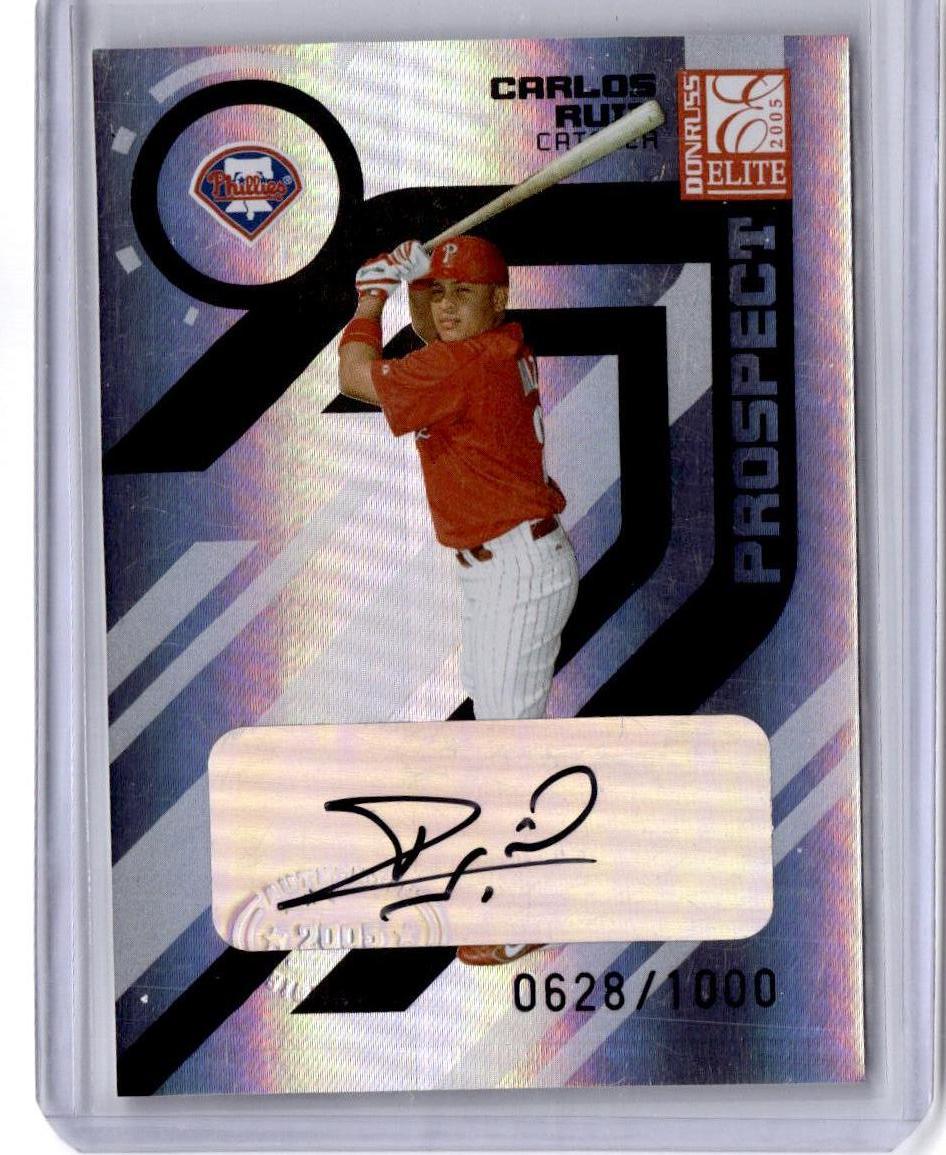 2005 Donruss Elite #184 Carlos Ruiz #/1000