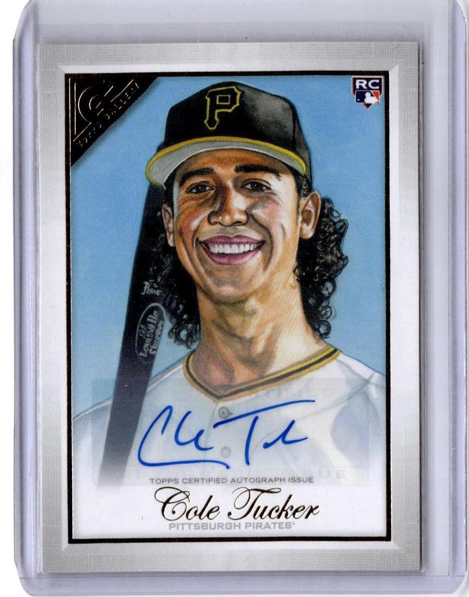 2019 Topps Gallery #128 Cole Tucker Autographs