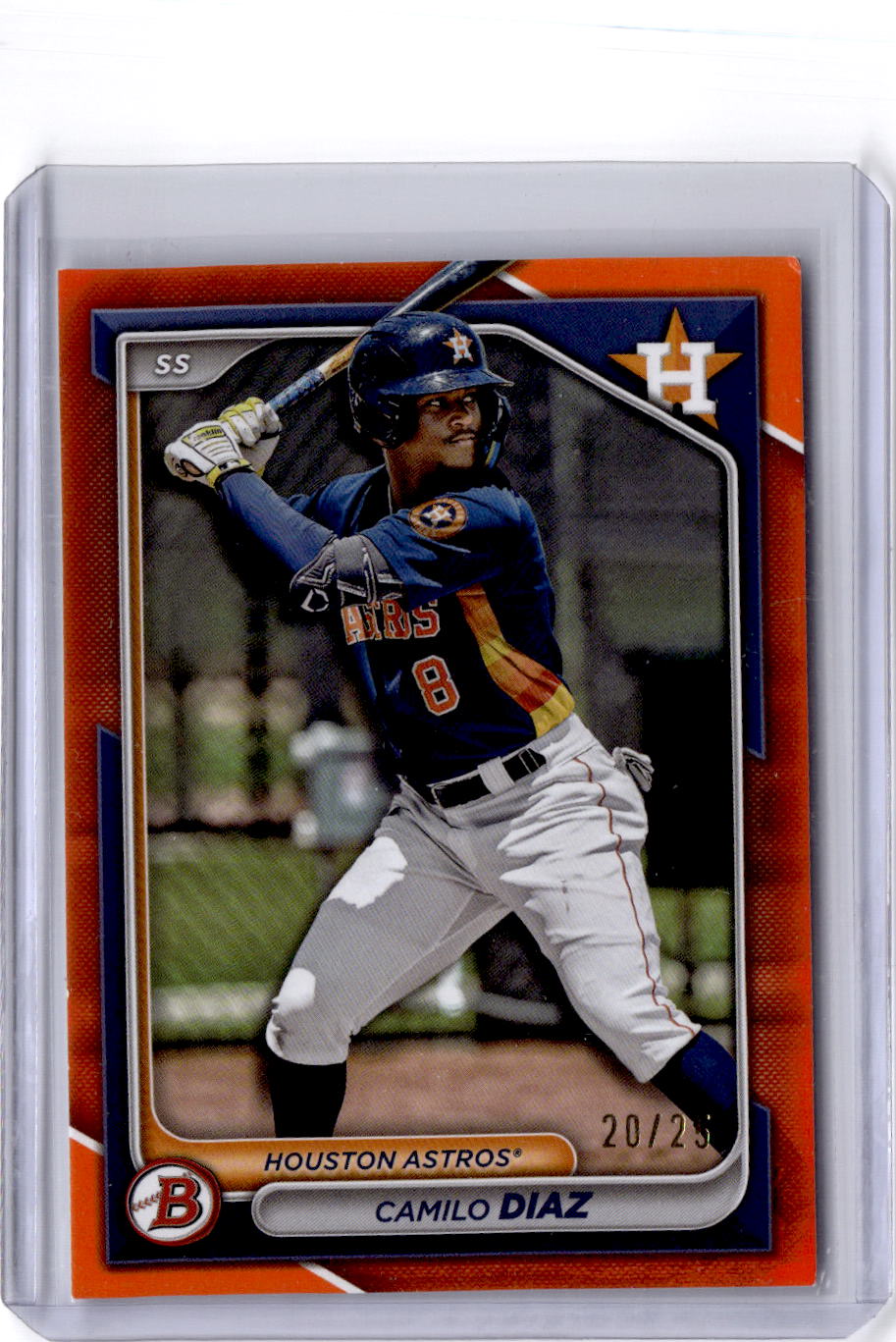 2024 Bowman Draft #BD-176 Camilo Diaz Orange #/25