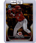 2023 Bowman Draft Sapphire Edition #BDC-99 Alfredo Duno Gold Refractor #/50