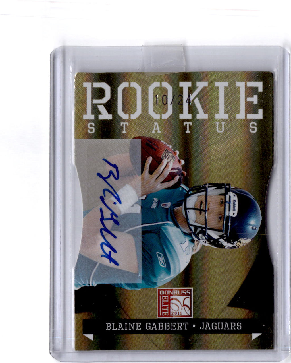 2011 Donruss Elite #111 Blaine Gabbert Status Autographs #/24