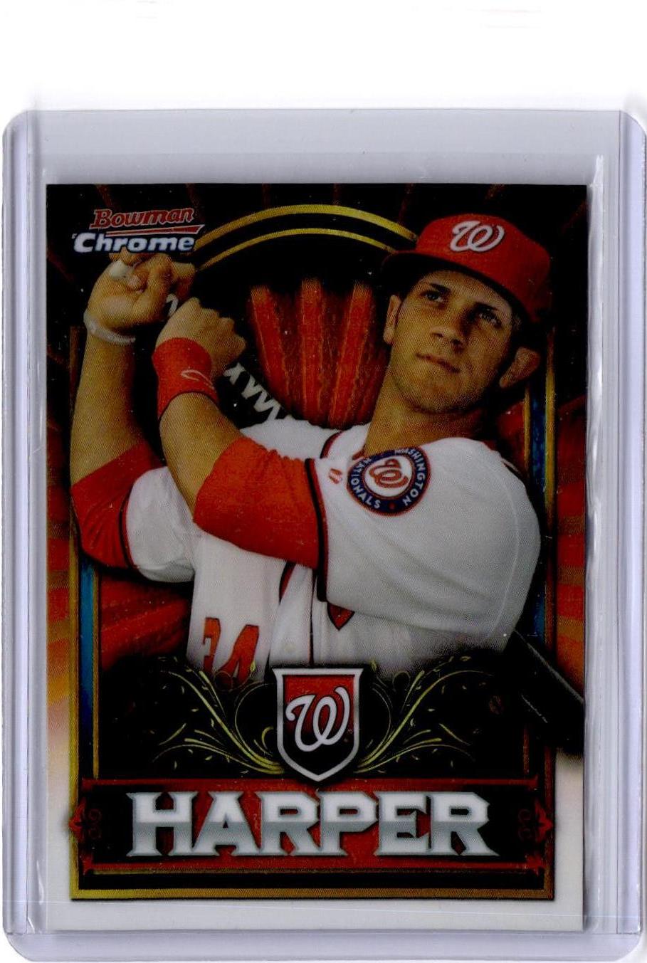 2011 Bowman Chrome #BCE1b Bryce Harper Bryce Harper Retail Exclusive : Gold
