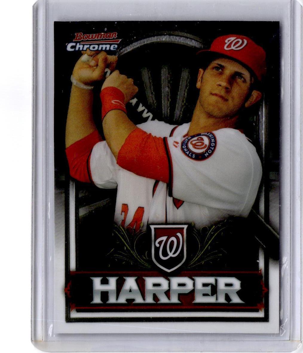 2011 Bowman Chrome #BCE1c Bryce Harper Bryce Harper Retail Exclusive : Silver