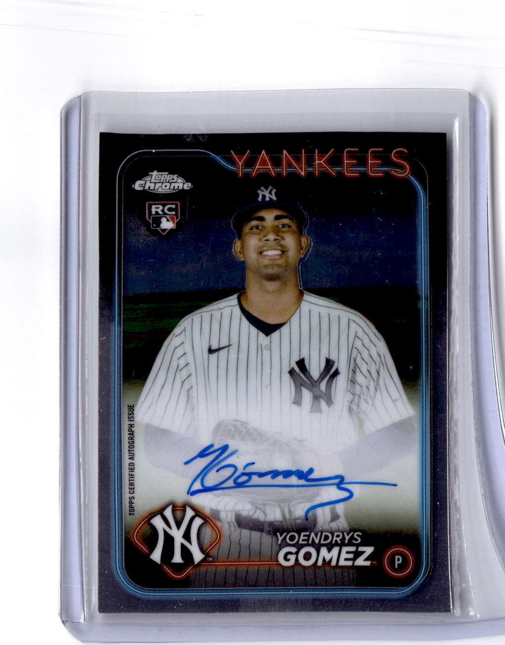 2024 Topps Chrome Update #RA-YG Yoendrys Gomez Autographs
