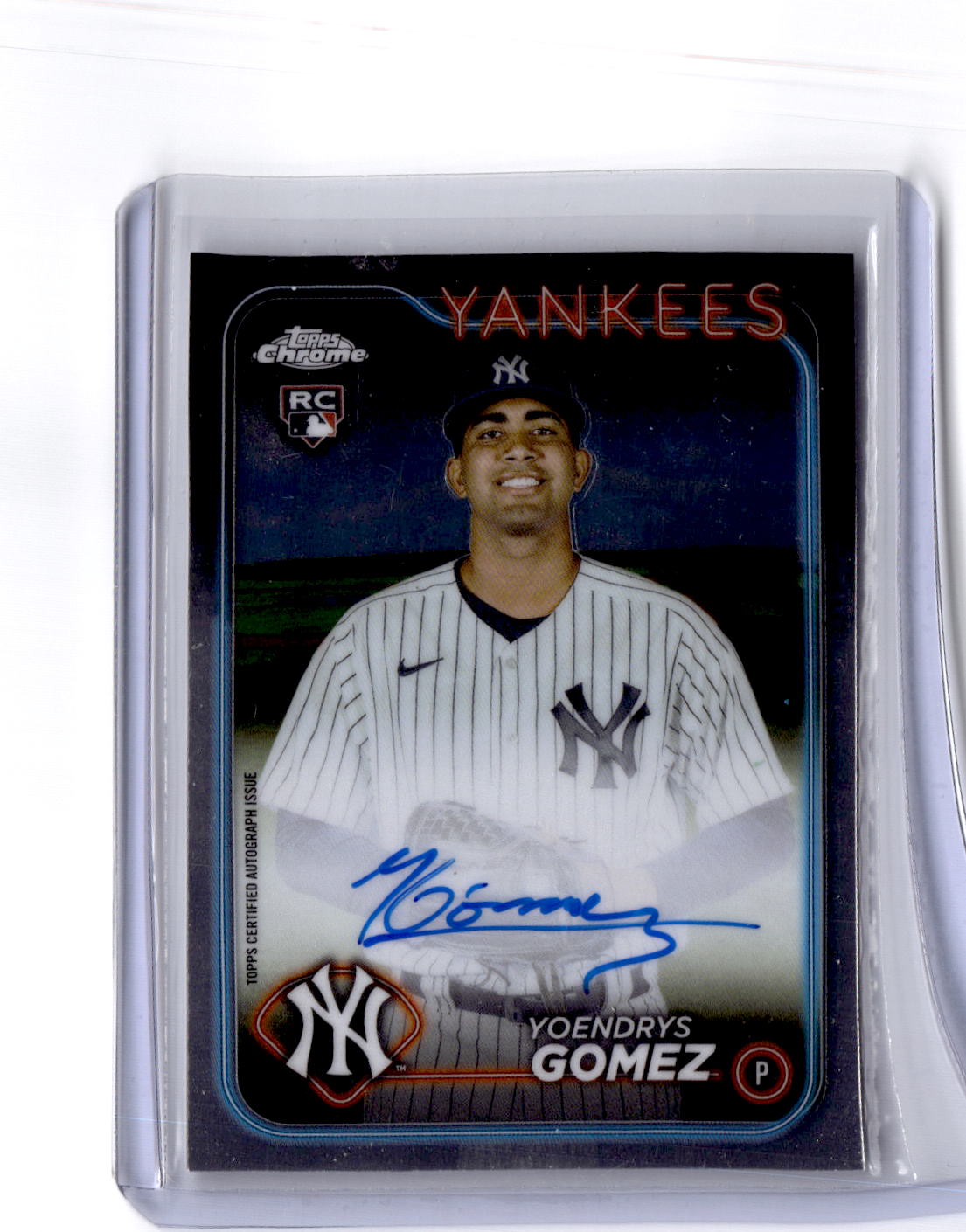 2024 Topps Chrome Update #RA-YG Yoendrys Gomez Autographs