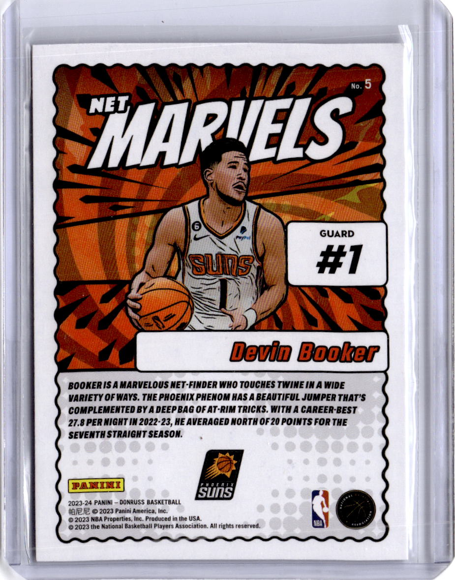 2023-24 Donruss #5 Devin Booker Net Marvels