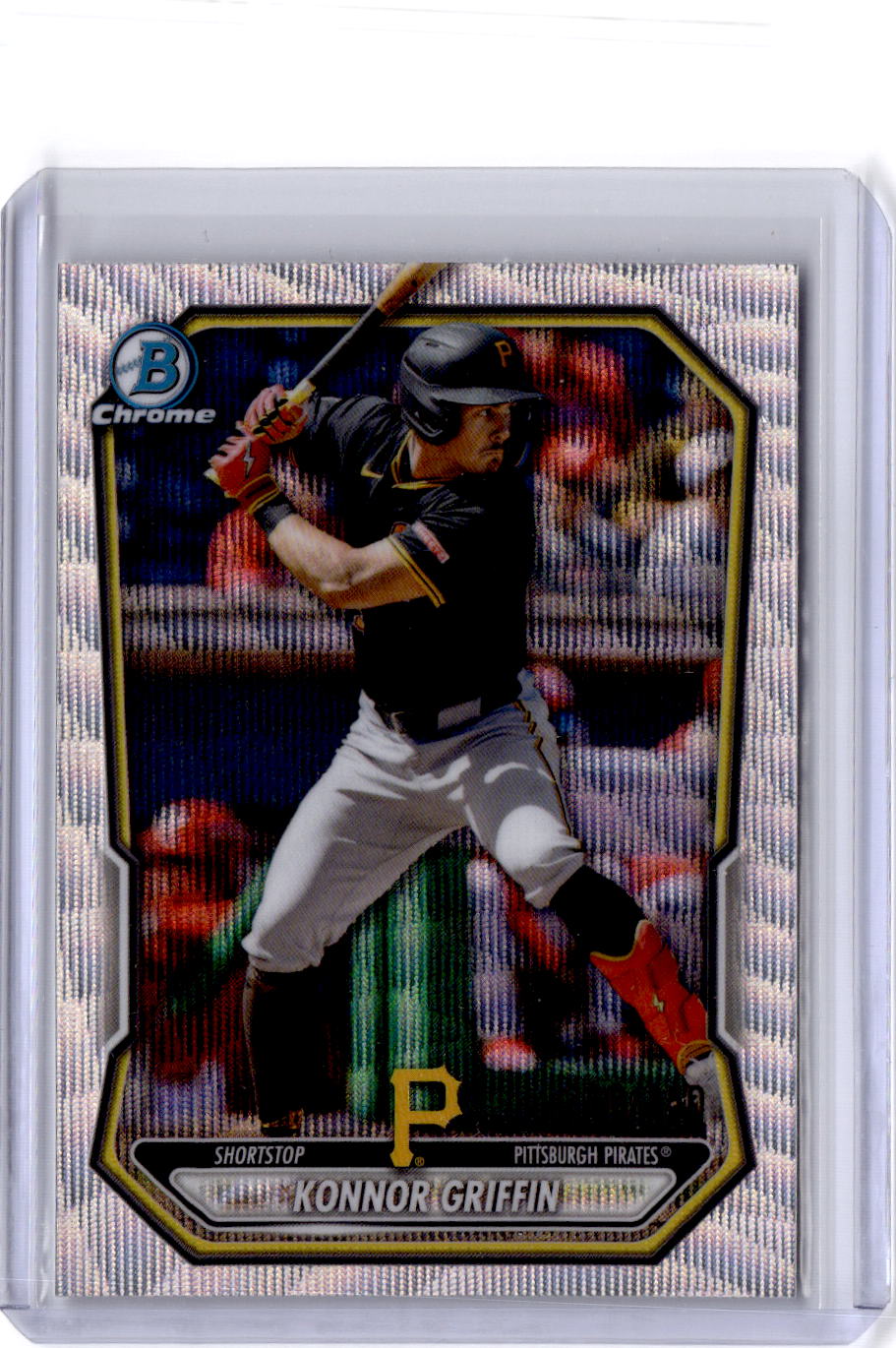 2026 Bowman #BCP-92 Konnor Griffin Chrome Prospects Wave Refractor #/350