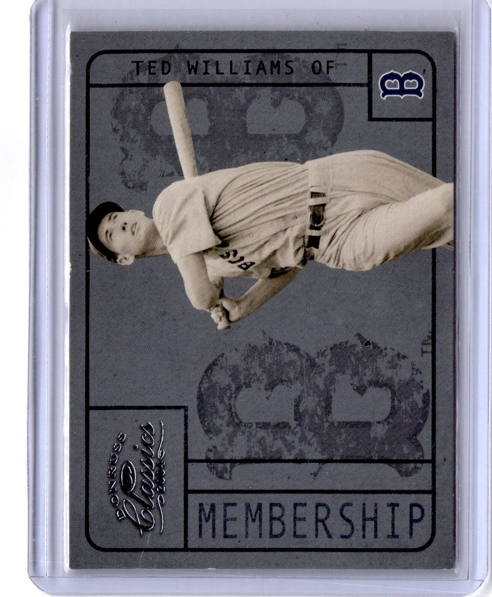 2004 Donruss Classics #M-2 Ted Williams Membership #/2499