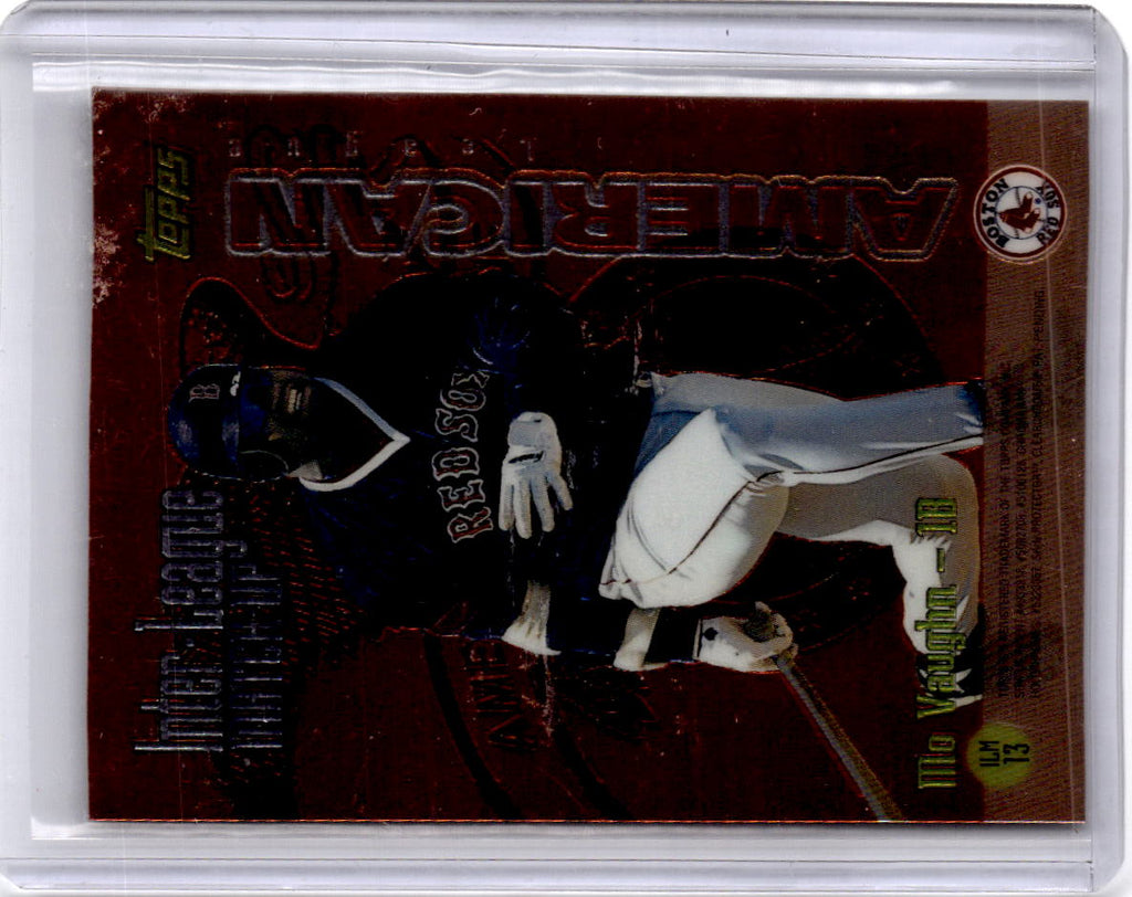1997 Topps #ILM13 Chipper Jones / Mo Vaughn Inter-League Match-Up Finest