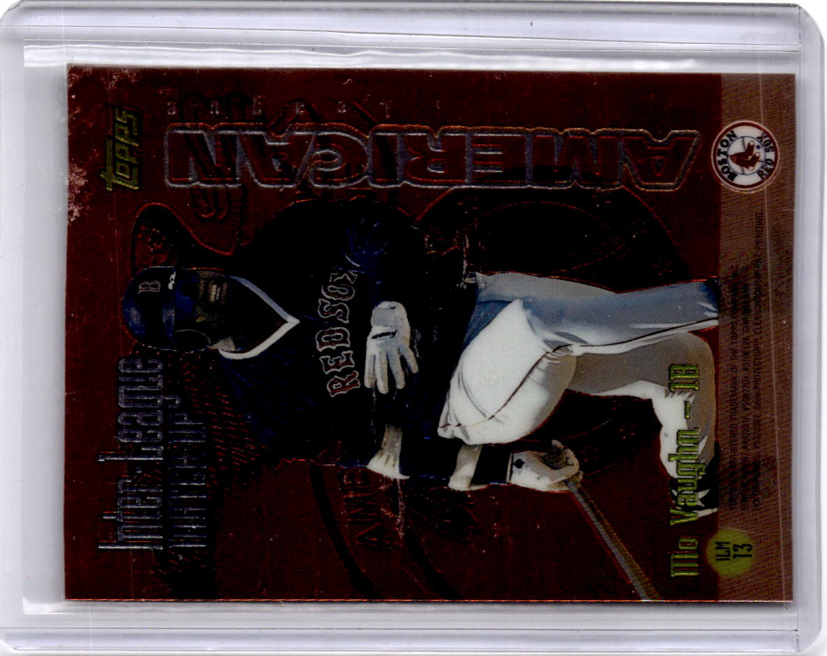 1997 Topps #ILM13 Chipper Jones / Mo Vaughn Inter-League Match-Up Finest