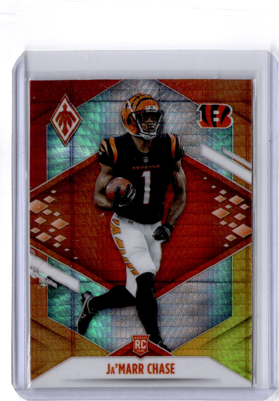 2021 Panini Phoenix #105 Ja'Marr Chase Fire Burst