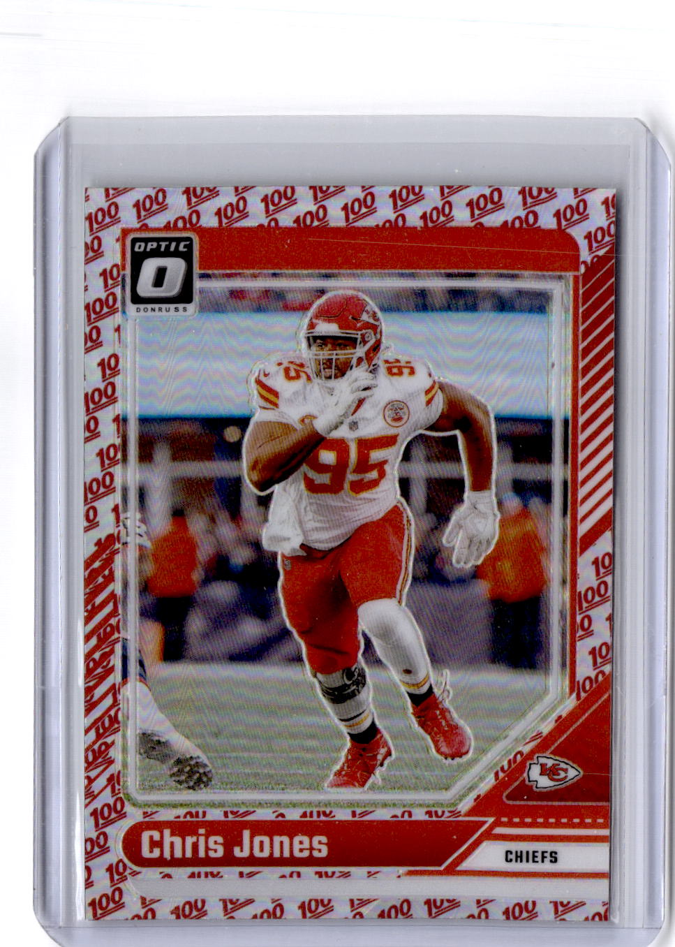 2024 Donruss Optic #99 Chris Jones One Hundred
