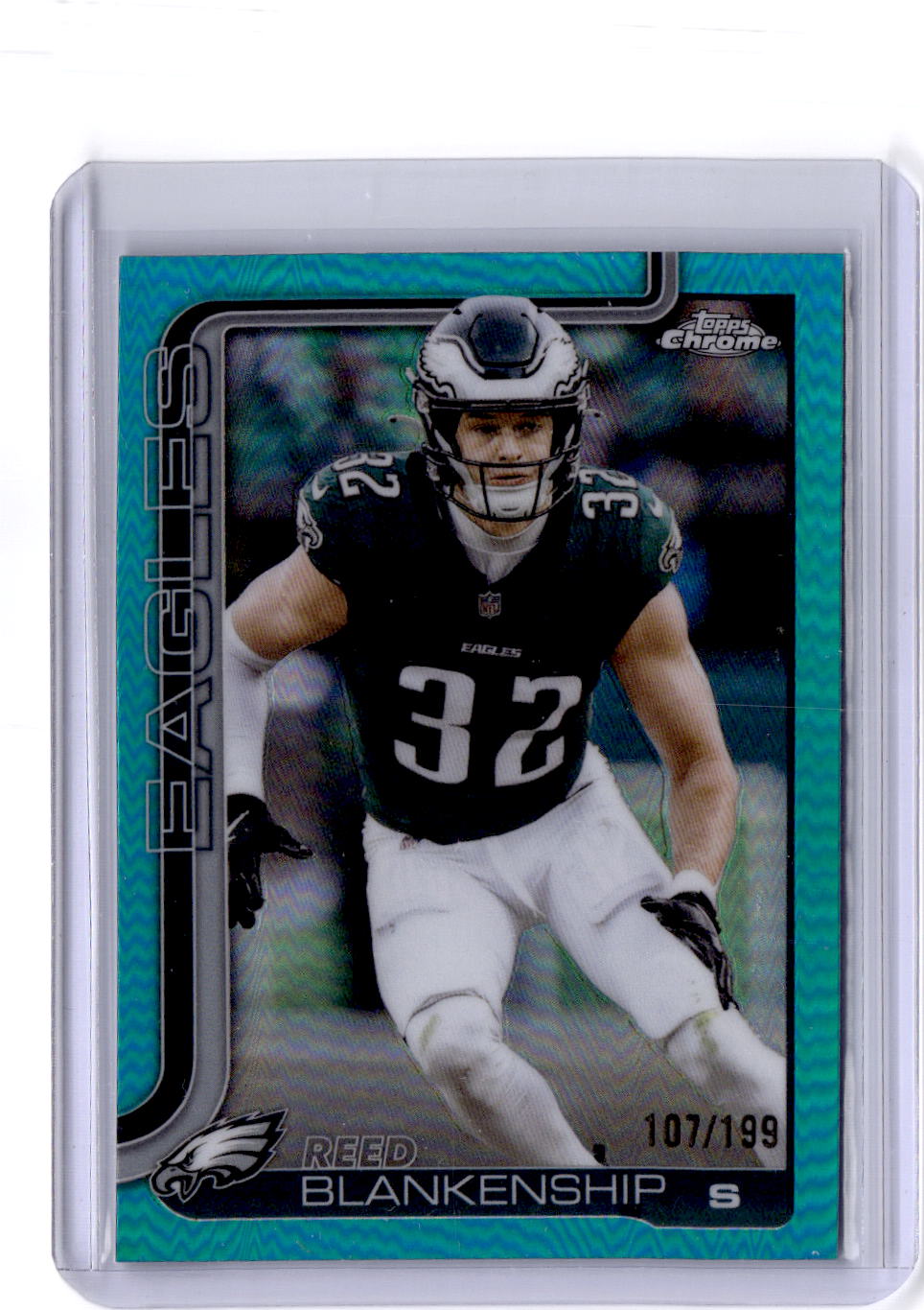 2025 Topps Chrome #251 Reed Blankenship Aqua Refractor #/199