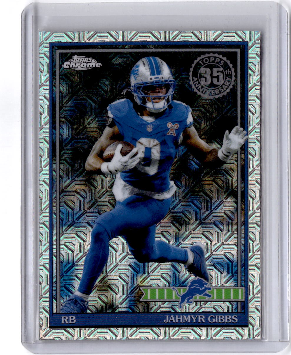 2026 Topps Flagship #91TC-39 Jahmyr Gibbs 1991 Topps Football Chrome