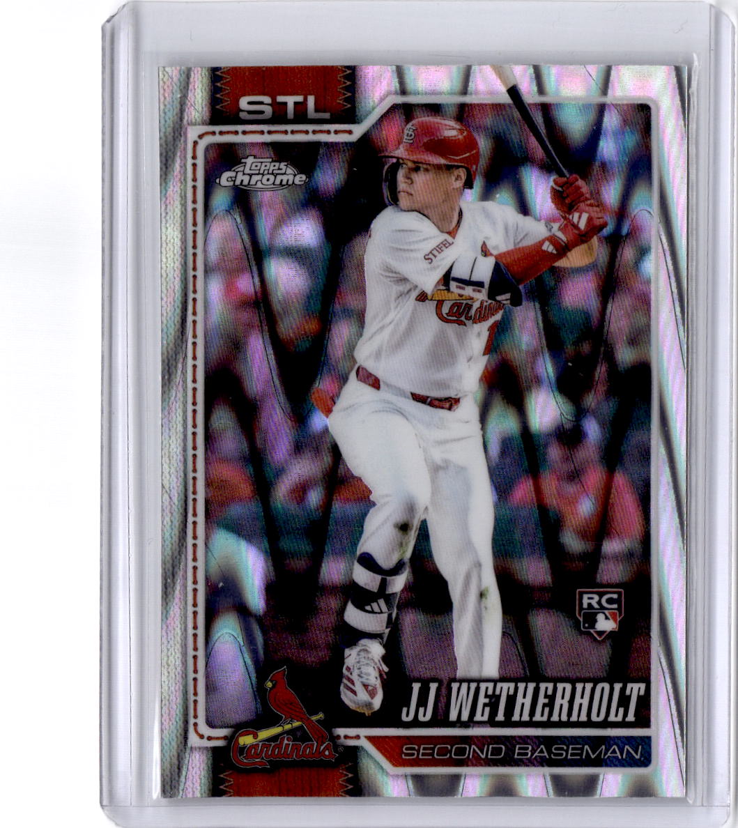 2026 Topps Chrome #119 JJ Wetherholt Wave Refractors