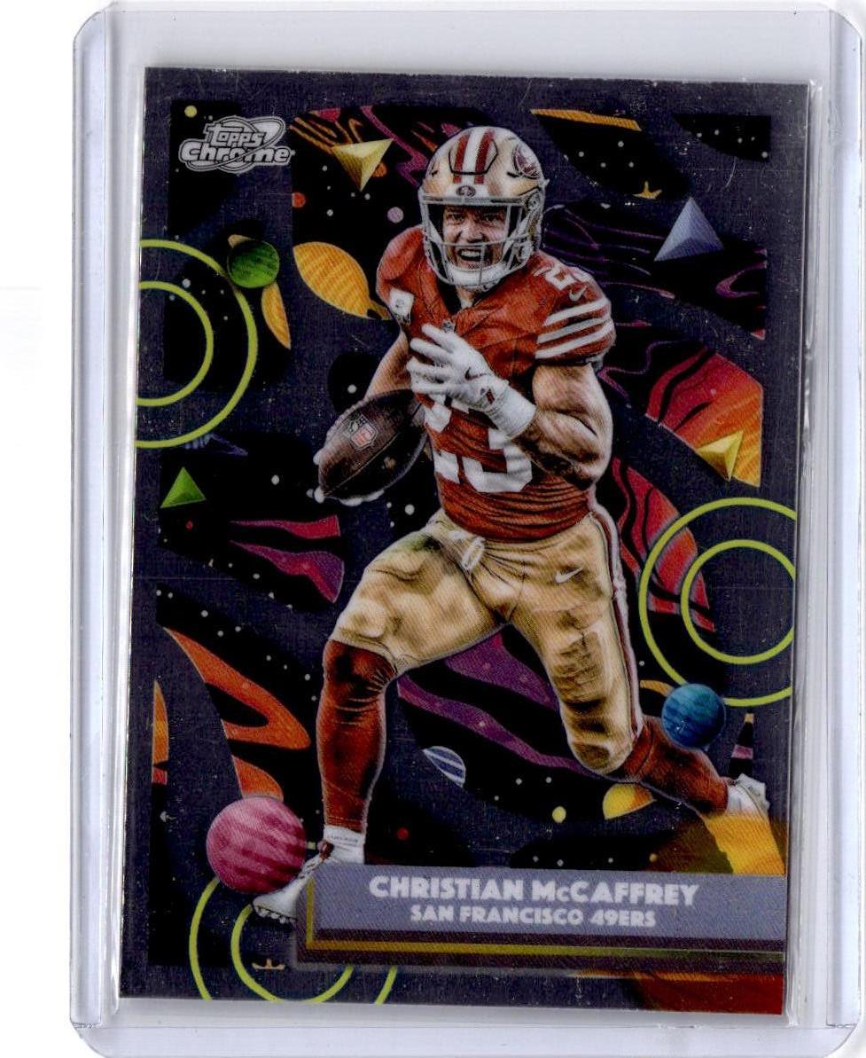 2025 Topps Chrome Cosmic #86 Christian McCaffrey